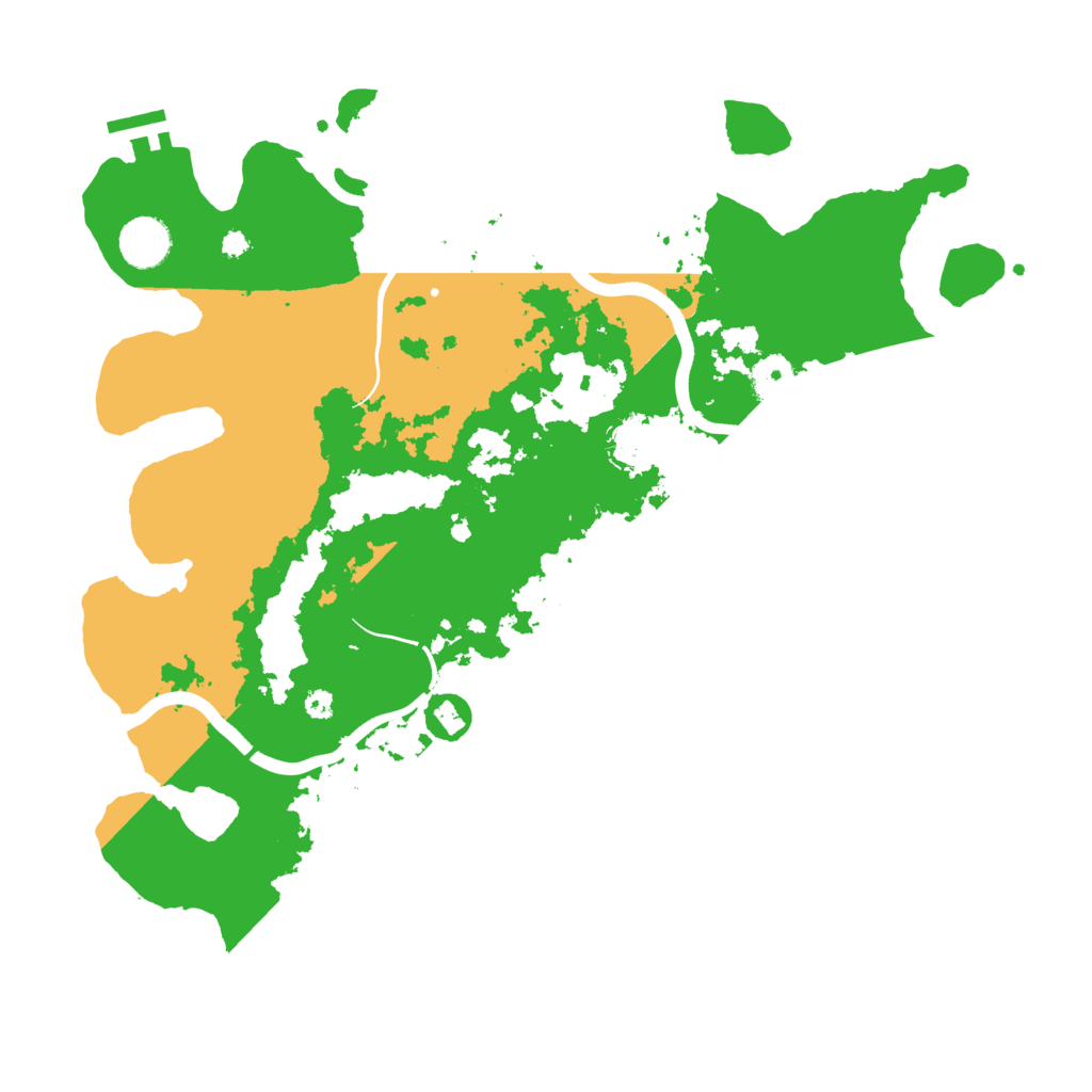 Biome Rust Map: Procedural Map, Size: 3750, Seed: 499661416