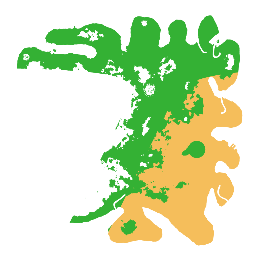 Biome Rust Map: Procedural Map, Size: 4000, Seed: 2077036083