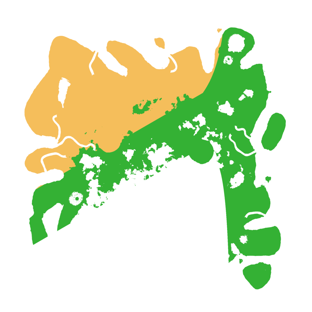 Biome Rust Map: Procedural Map, Size: 3500, Seed: 659259854