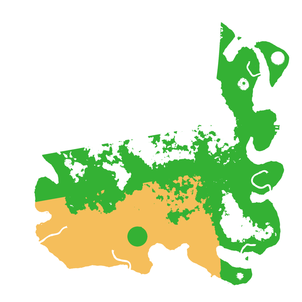 Biome Rust Map: Procedural Map, Size: 4000, Seed: 42718