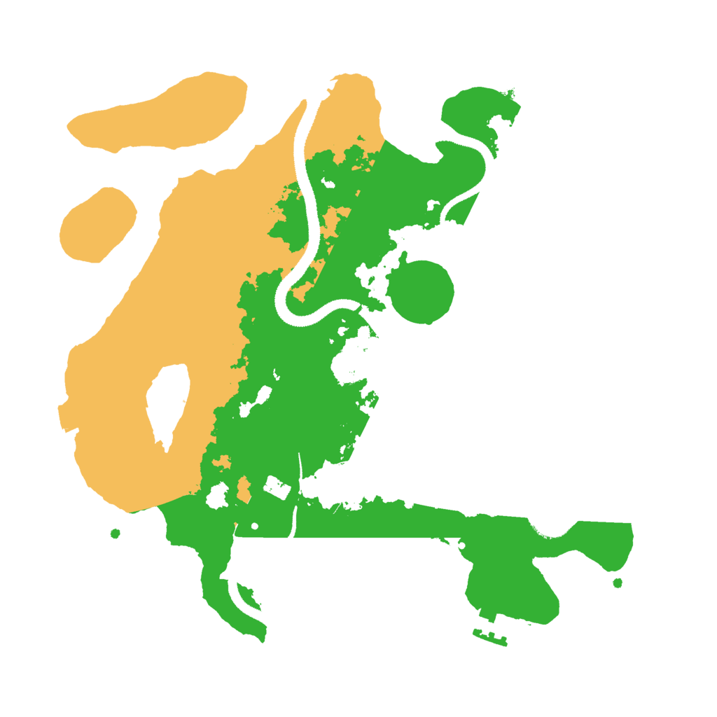 Biome Rust Map: Procedural Map, Size: 3000, Seed: 79944