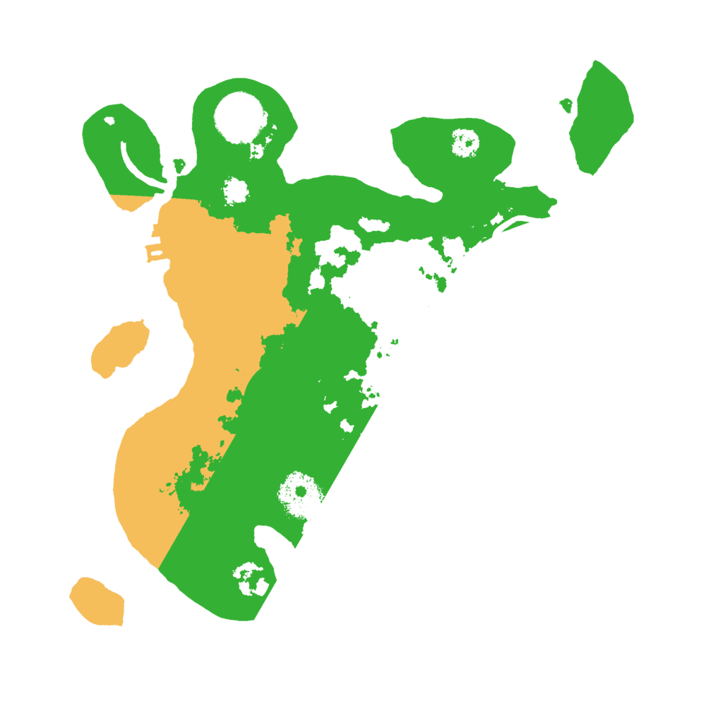 Biome Rust Map: Procedural Map, Size: 2600, Seed: 22926924