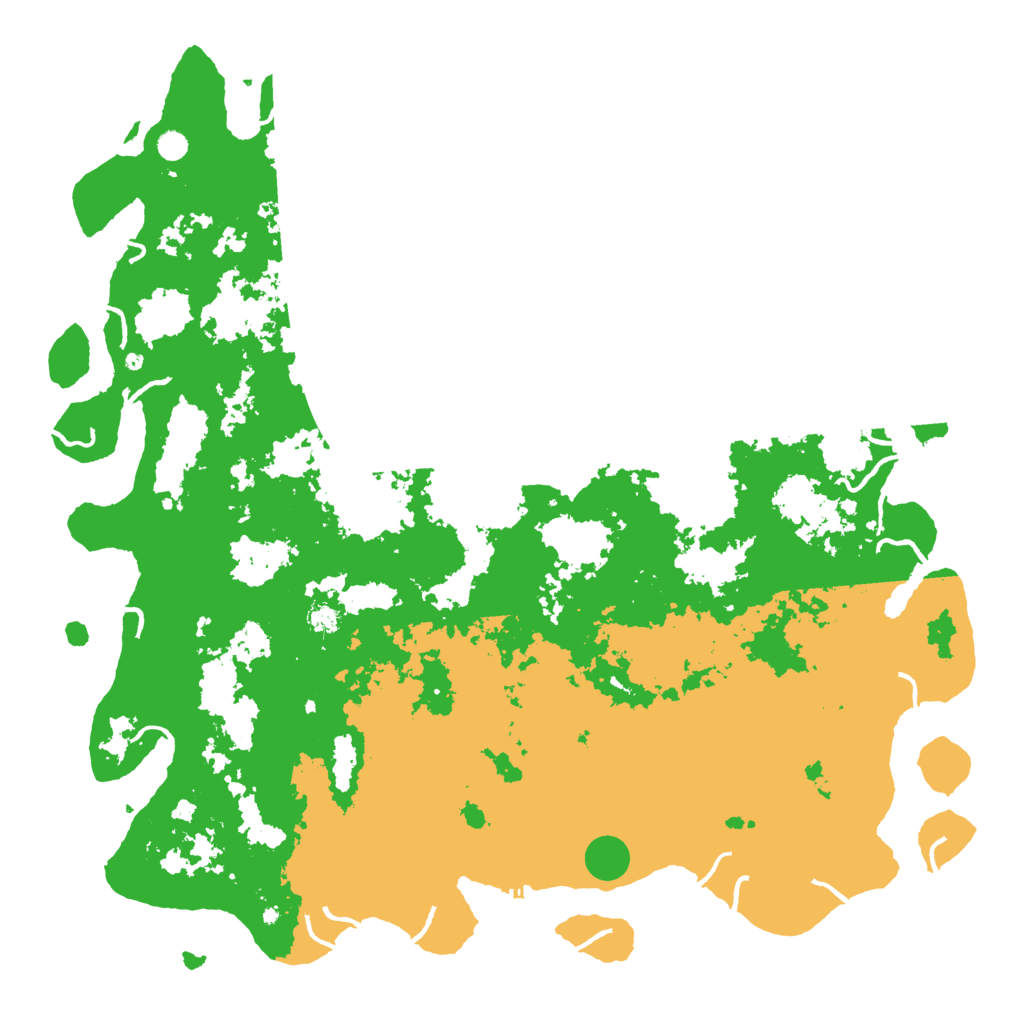 Biome Rust Map: Procedural Map, Size: 6000, Seed: 593287292