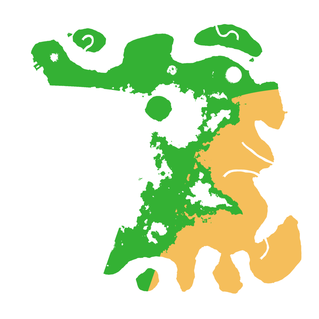 Biome Rust Map: Procedural Map, Size: 3500, Seed: 1951712669