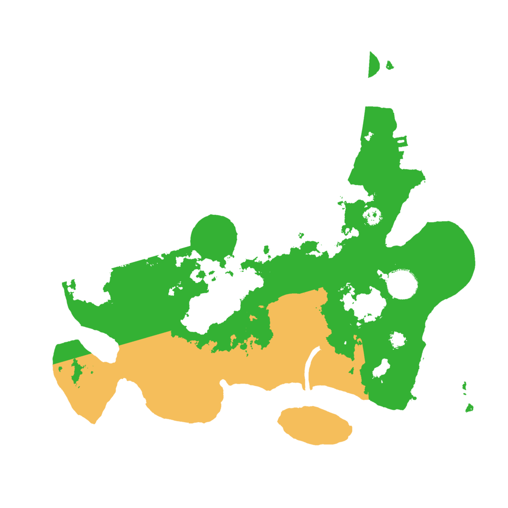 Biome Rust Map: Procedural Map, Size: 3000, Seed: 39638