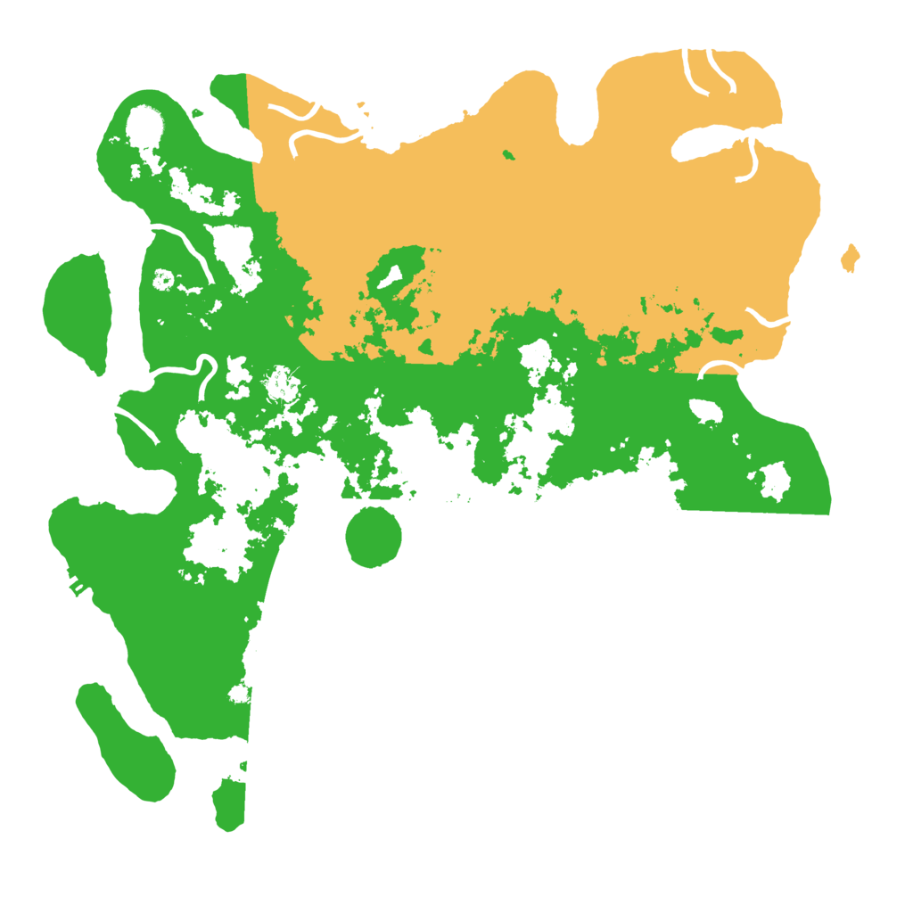 Biome Rust Map: Procedural Map, Size: 4300, Seed: 1202617461