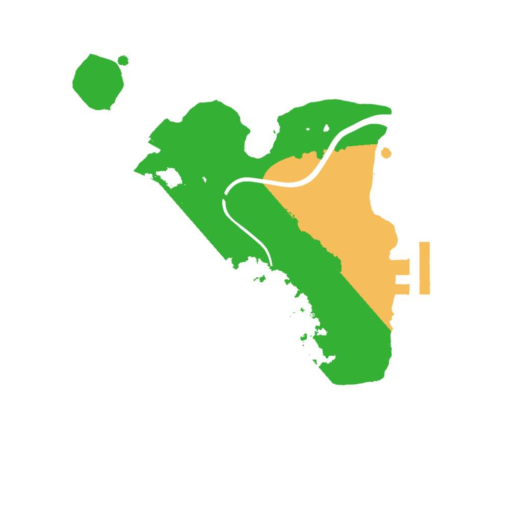 Biome Rust Map: Procedural Map, Size: 2000, Seed: 294310
