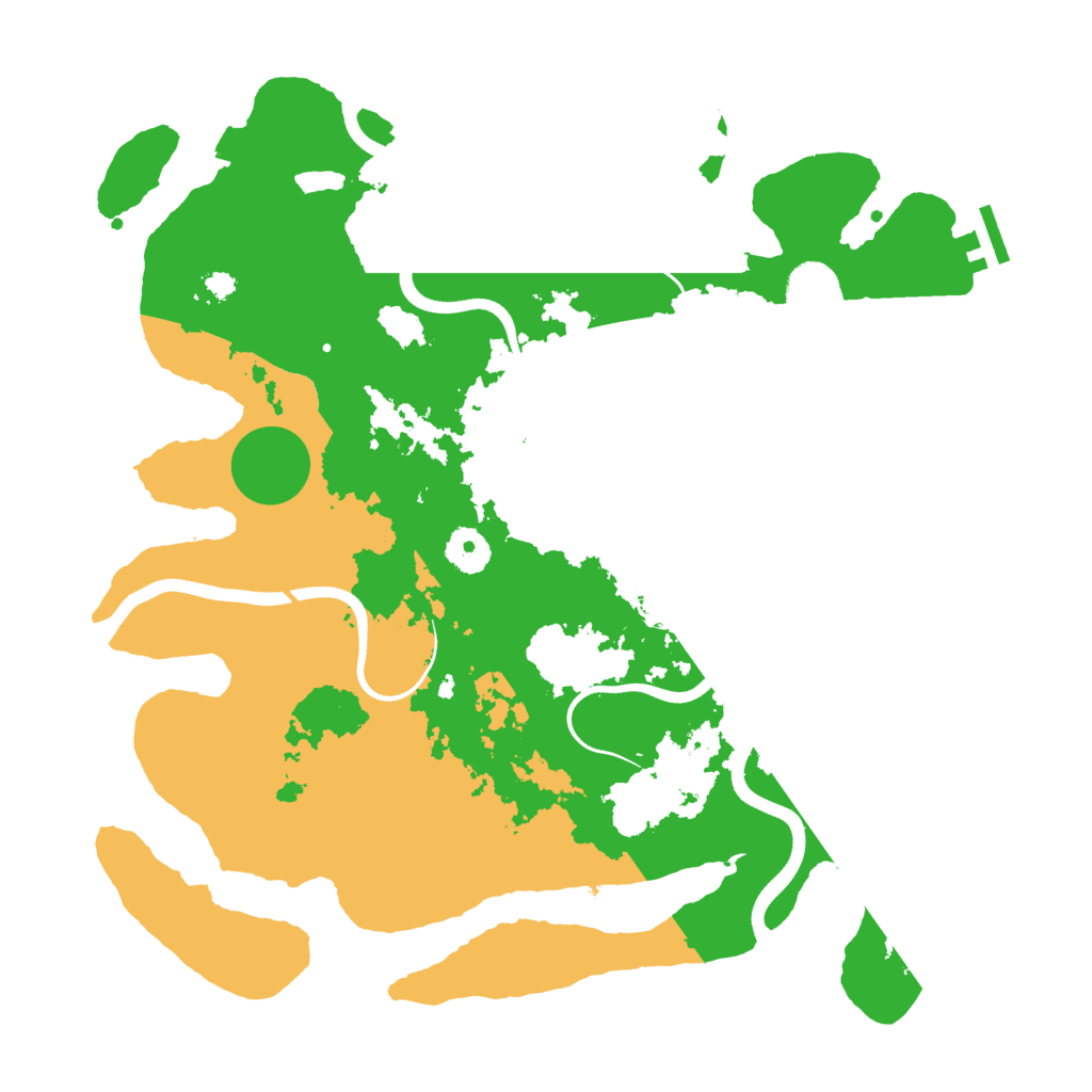 Biome Rust Map: Procedural Map, Size: 3700, Seed: 1231728794