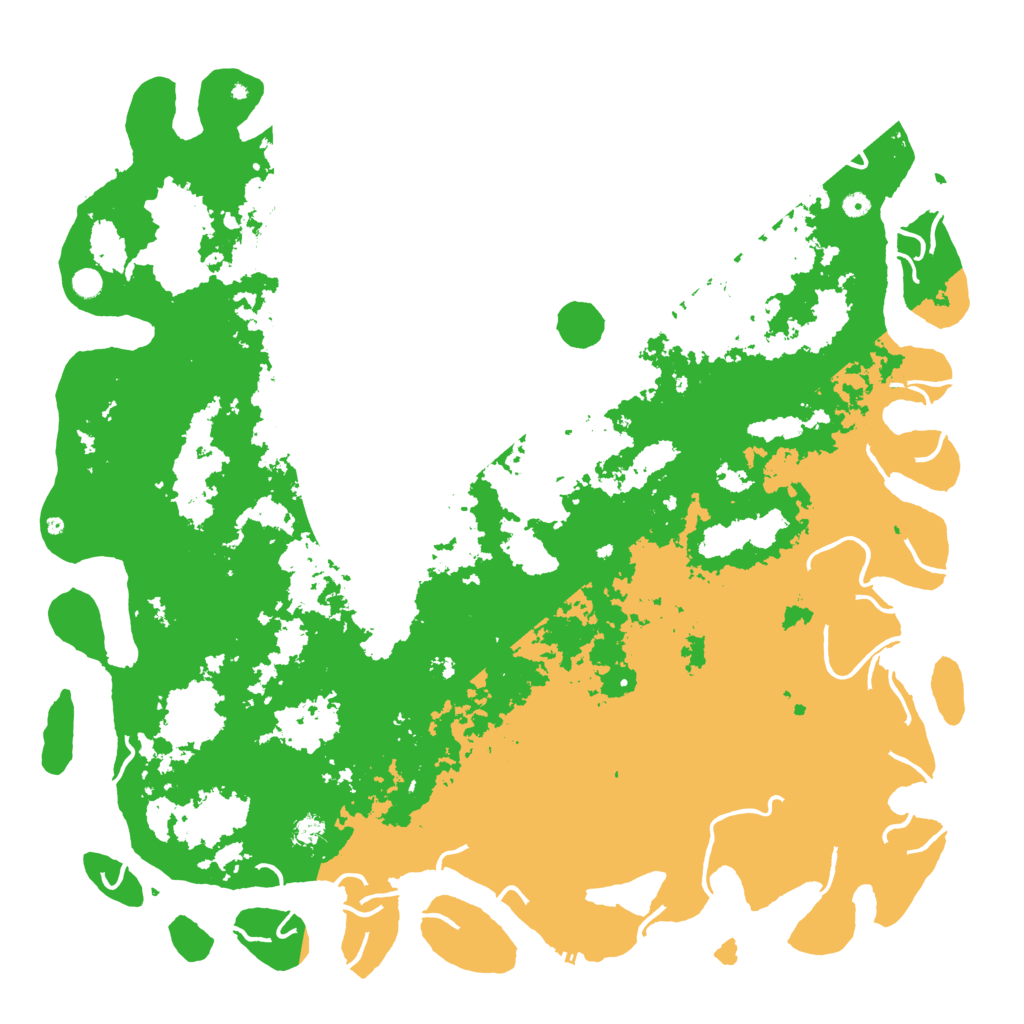 Biome Rust Map: Procedural Map, Size: 6000, Seed: 147483647