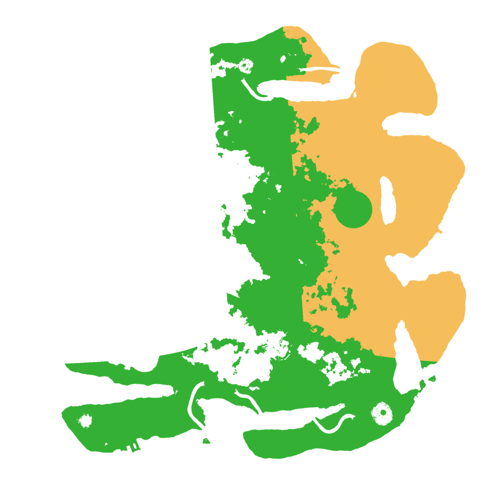 Biome Rust Map: Procedural Map, Size: 3500, Seed: 6363200