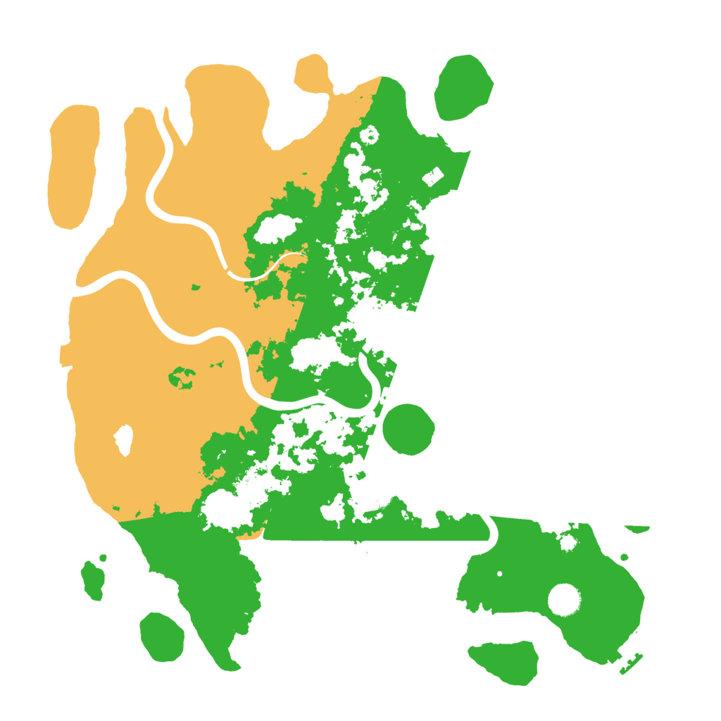 Biome Rust Map: Procedural Map, Size: 3900, Seed: 30876272