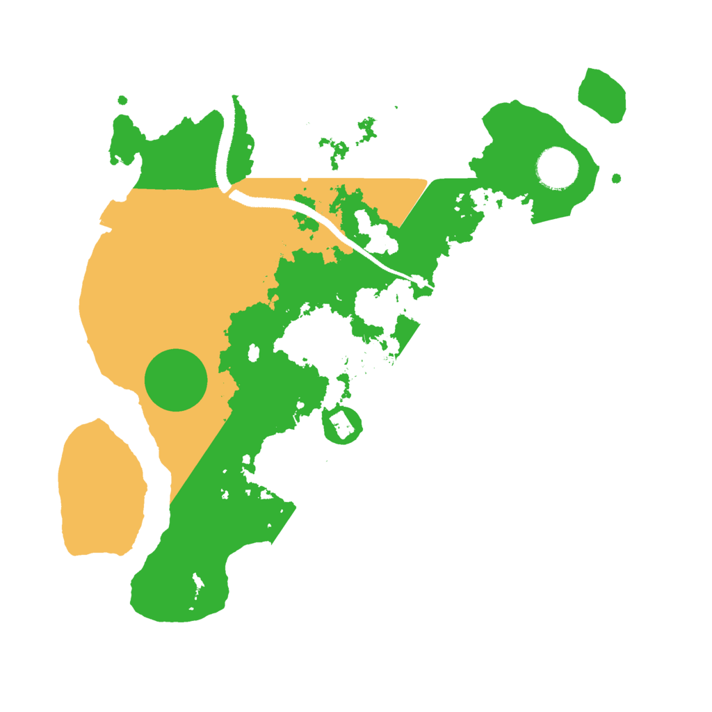 Biome Rust Map: Procedural Map, Size: 3000, Seed: 534534