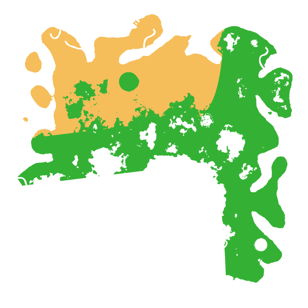 Biome Rust Map: Procedural Map, Size: 4250, Seed: 1355907459