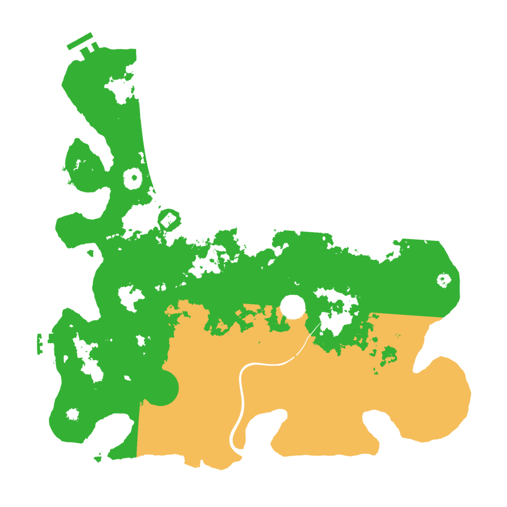 Biome Rust Map: Procedural Map, Size: 3700, Seed: 1217579332