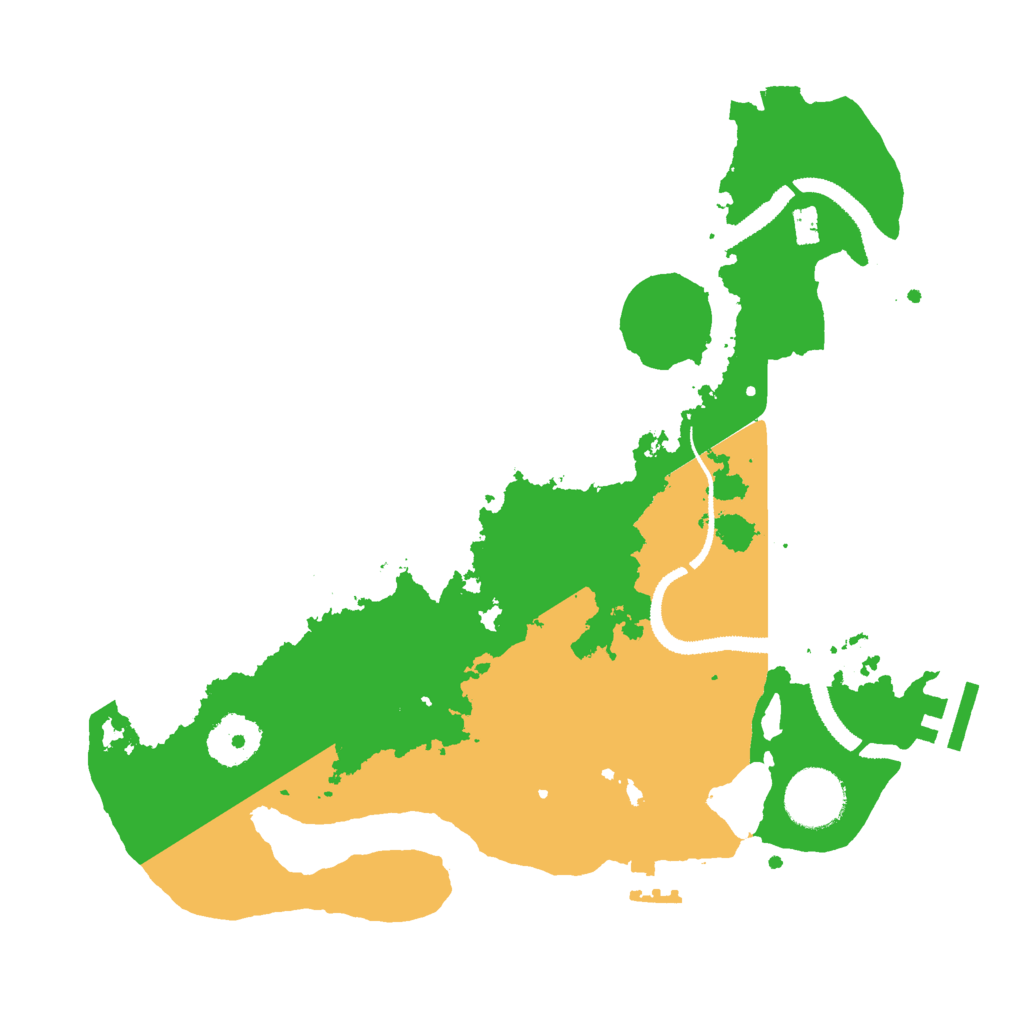 Biome Rust Map: Procedural Map, Size: 3000, Seed: 15973