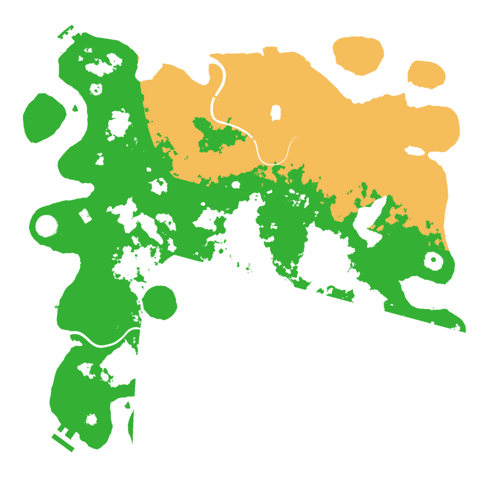 Biome Rust Map: Procedural Map, Size: 4000, Seed: 12583