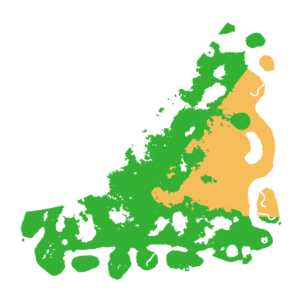 Biome Rust Map: Procedural Map, Size: 4500, Seed: 104868526