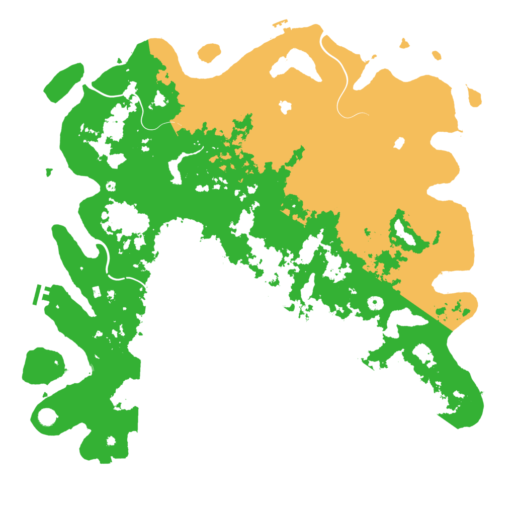 Biome Rust Map: Procedural Map, Size: 5000, Seed: 8907654