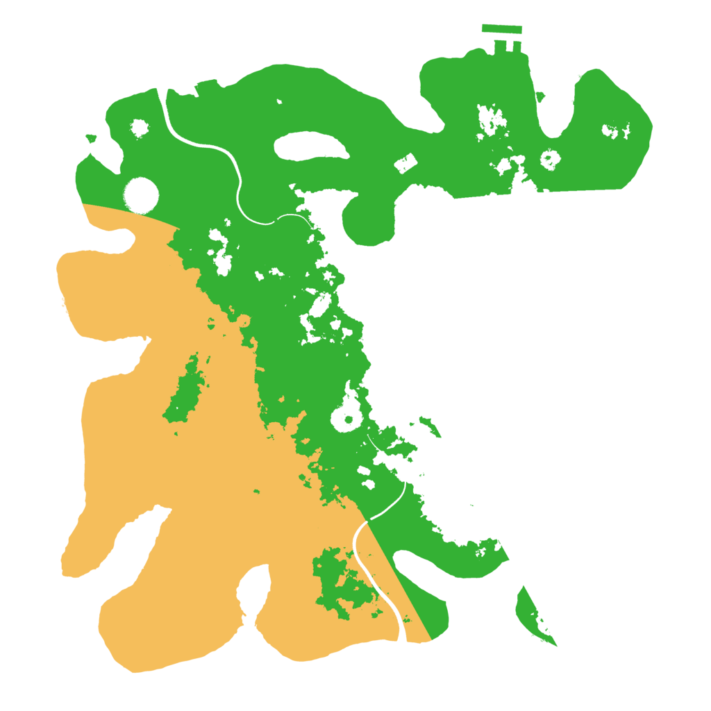 Biome Rust Map: Procedural Map, Size: 3599, Seed: 100000