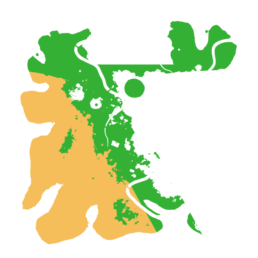 Biome Rust Map: Procedural Map, Size: 3599, Seed: 100000