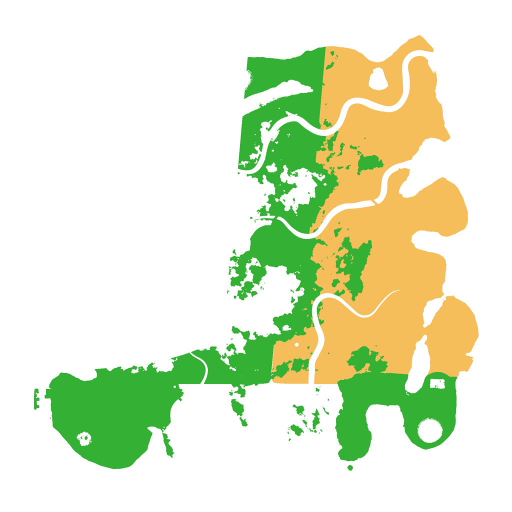 Biome Rust Map: Procedural Map, Size: 3750, Seed: 9183763
