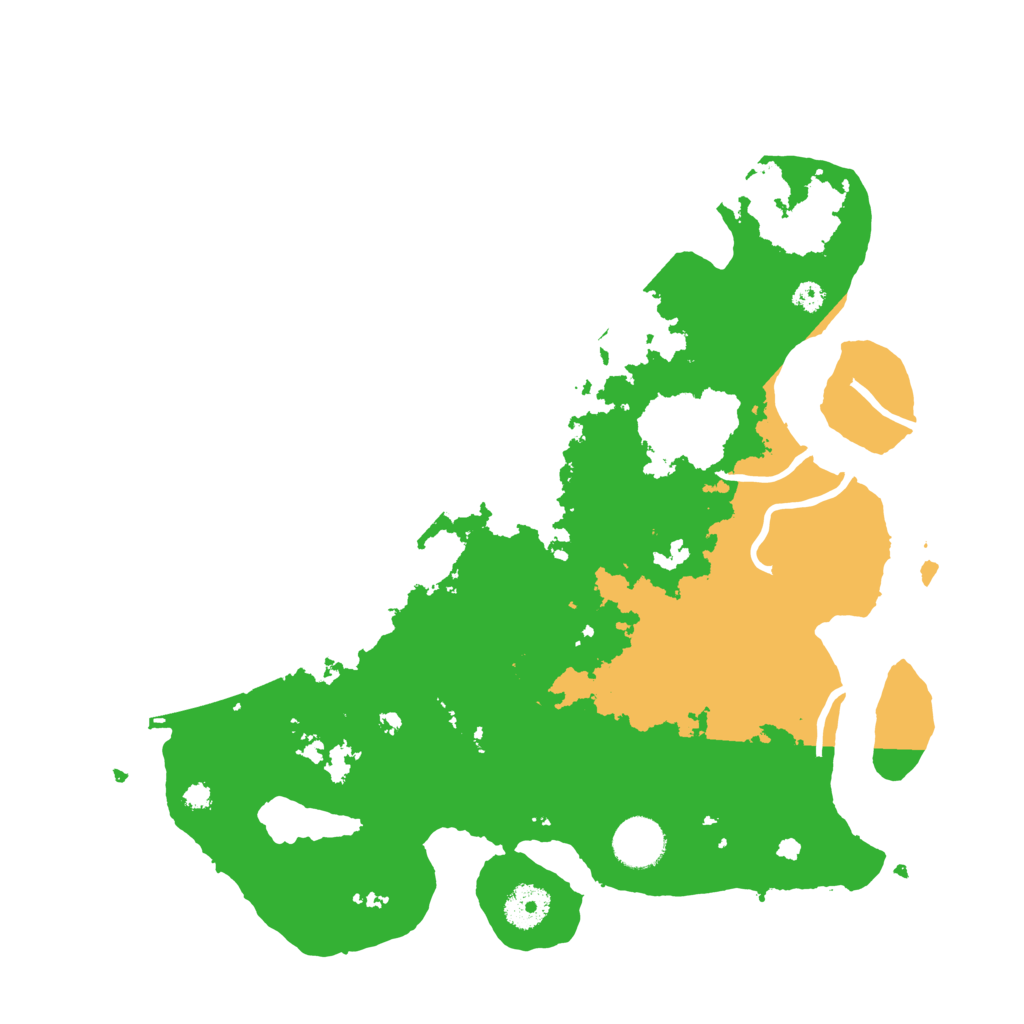 Biome Rust Map: Procedural Map, Size: 3500, Seed: 48382661