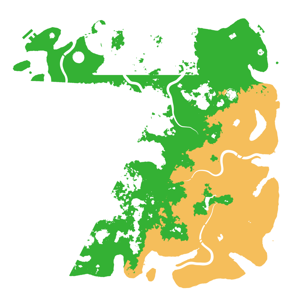 Biome Rust Map: Procedural Map, Size: 4800, Seed: 1654831932