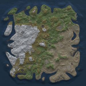 Thumbnail Rust Map: Procedural Map, Size: 4800, Seed: 1654831932, 20 Monuments