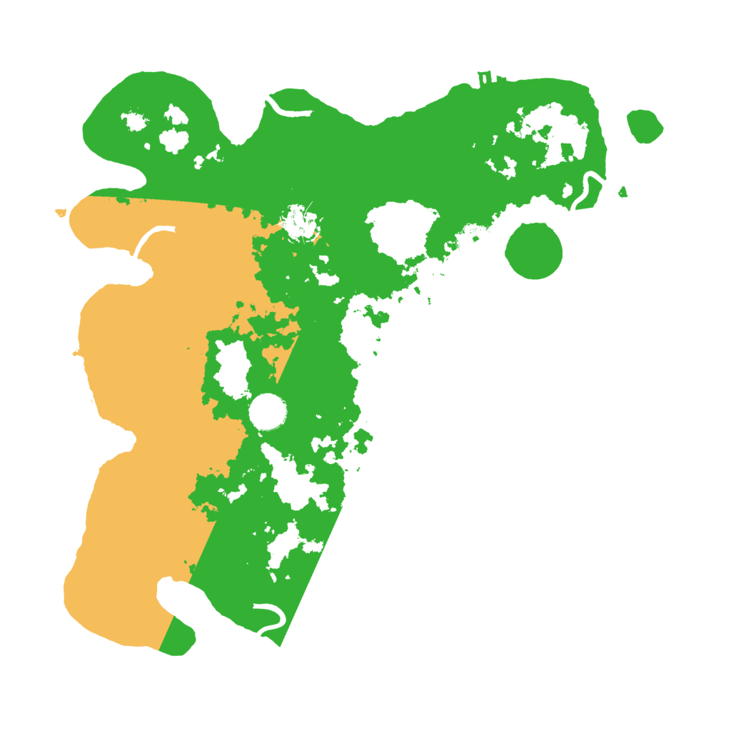 Biome Rust Map: Procedural Map, Size: 3500, Seed: 1713679462