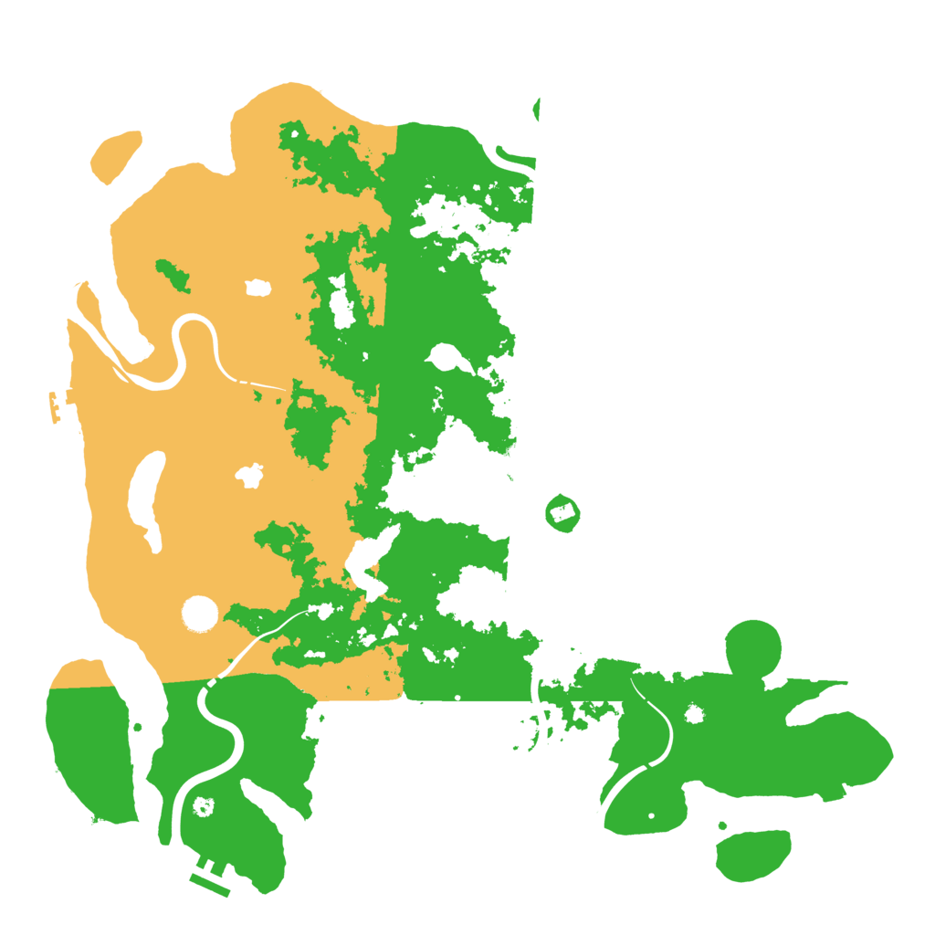 Biome Rust Map: Procedural Map, Size: 4500, Seed: 87751922