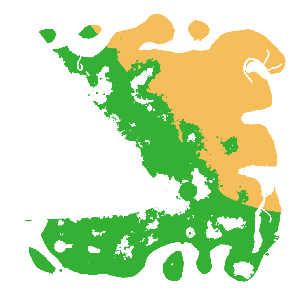 Biome Rust Map: Procedural Map, Size: 4500, Seed: 1732685101