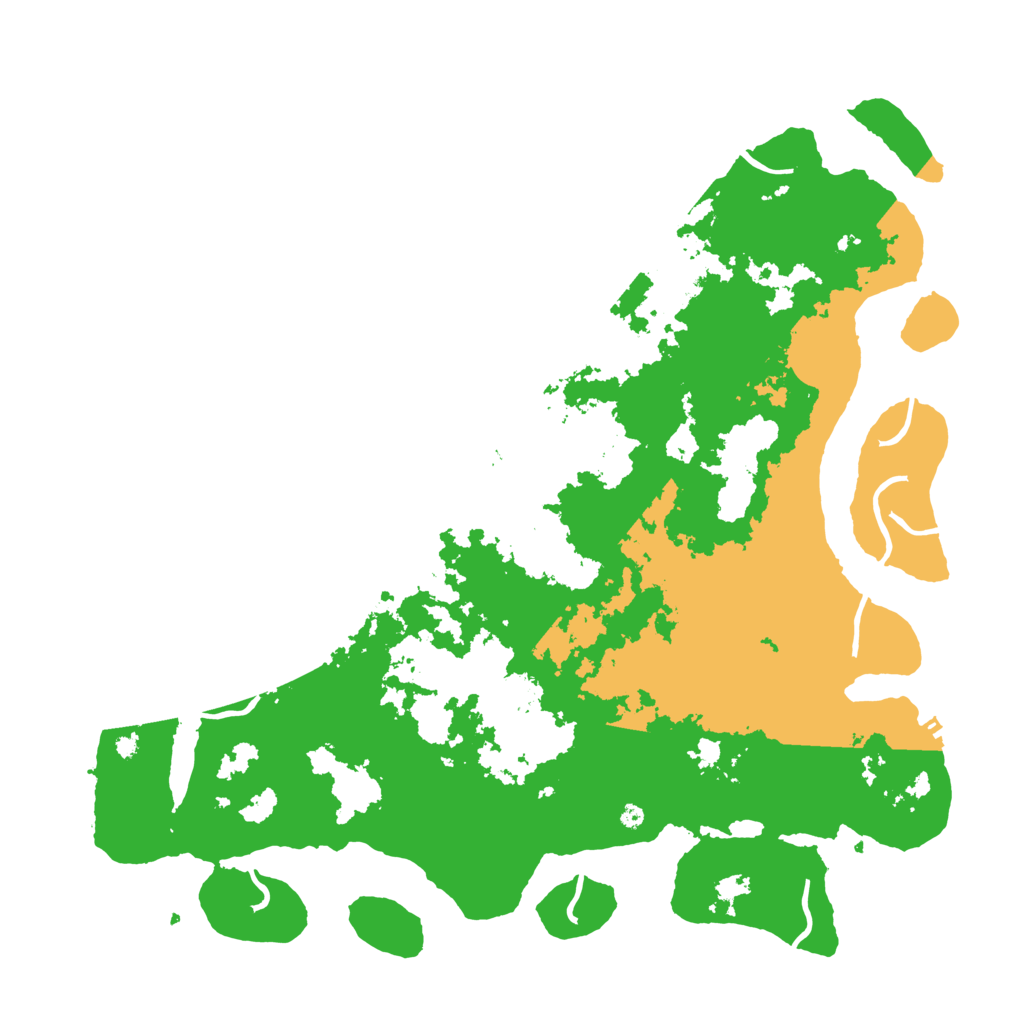 Biome Rust Map: Procedural Map, Size: 4500, Seed: 883904971