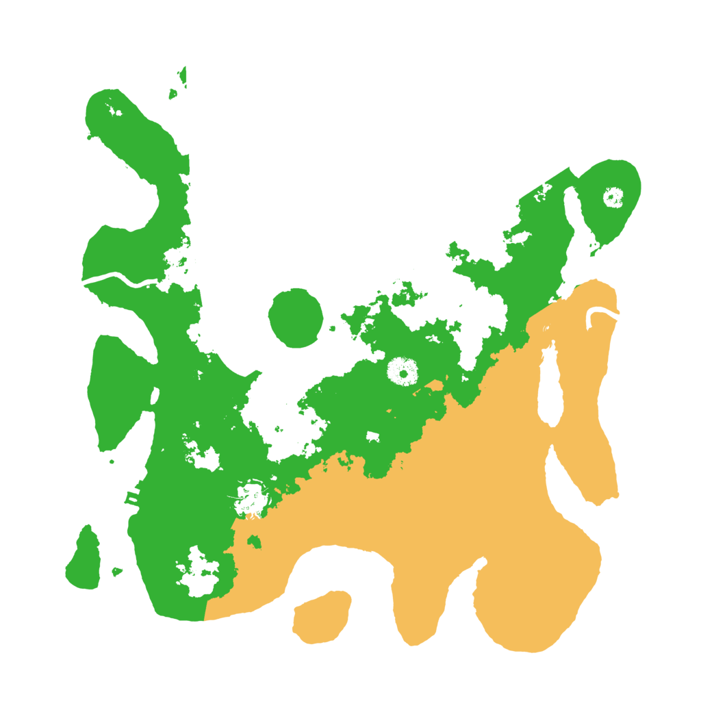 Biome Rust Map: Procedural Map, Size: 3500, Seed: 366190796