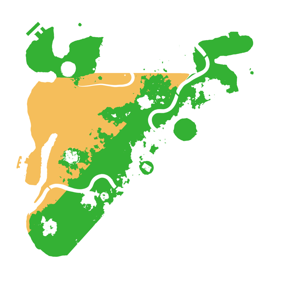 Biome Rust Map: Procedural Map, Size: 3500, Seed: 651188896