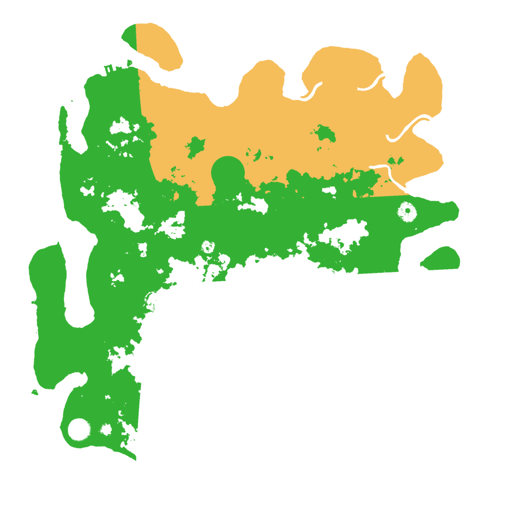 Biome Rust Map: Procedural Map, Size: 4000, Seed: 19849