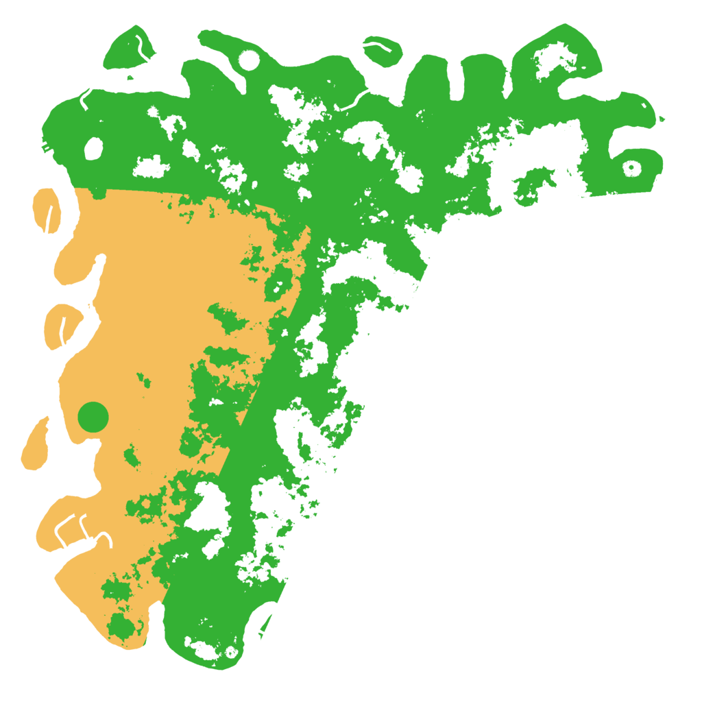 Biome Rust Map: Procedural Map, Size: 6000, Seed: 7123