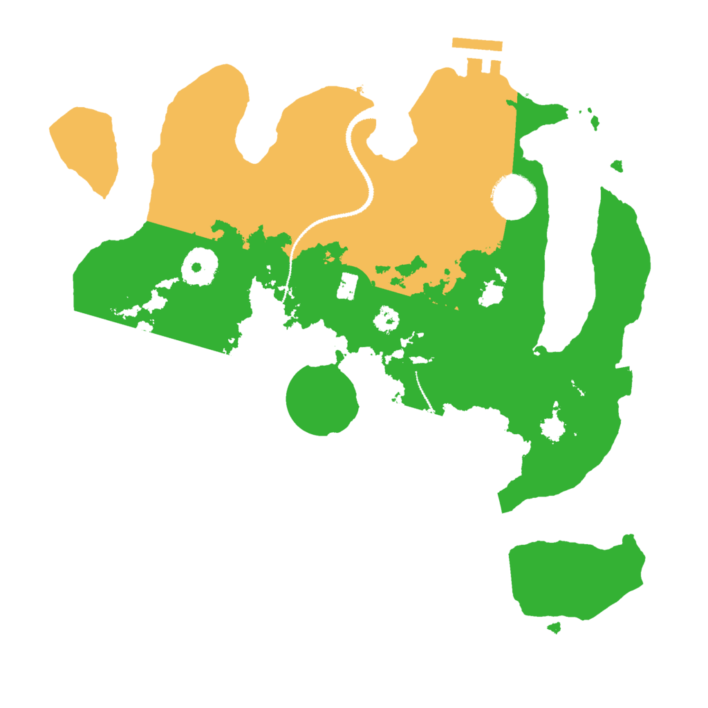 Biome Rust Map: Procedural Map, Size: 2860, Seed: 2147483647