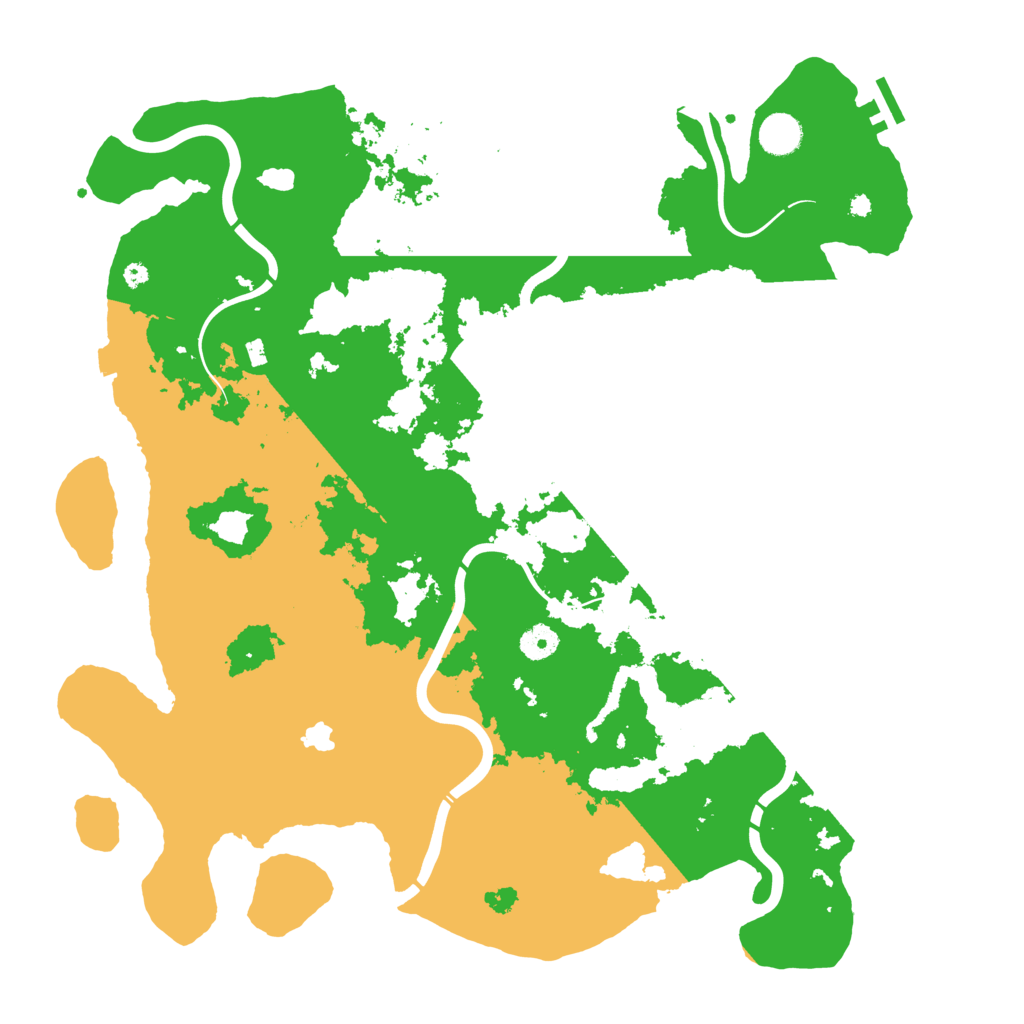 Biome Rust Map: Procedural Map, Size: 4250, Seed: 6516525