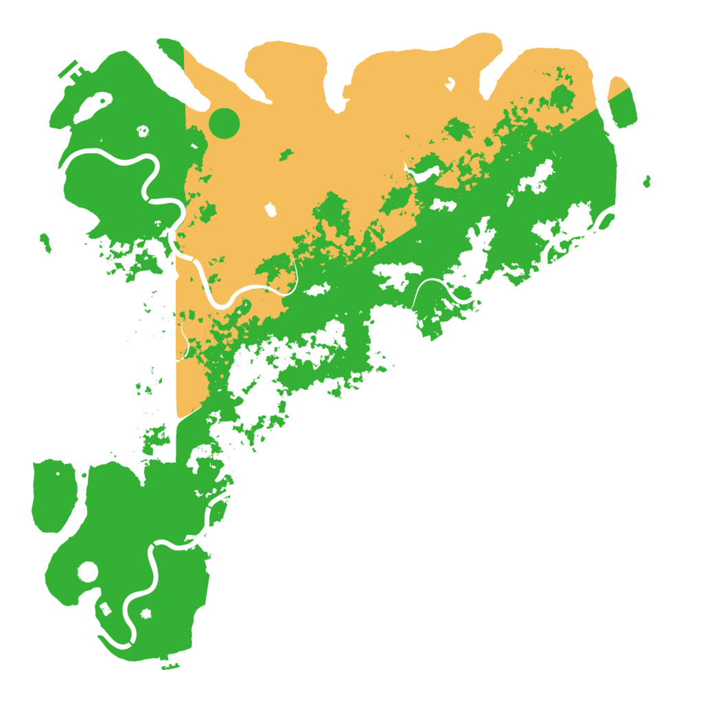 Biome Rust Map: Procedural Map, Size: 6000, Seed: 1866871272