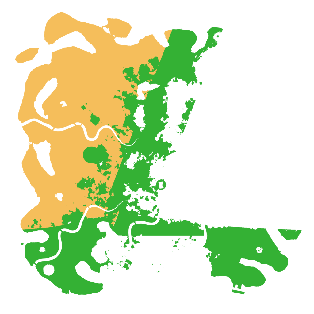 Biome Rust Map: Procedural Map, Size: 5000, Seed: 1045345901