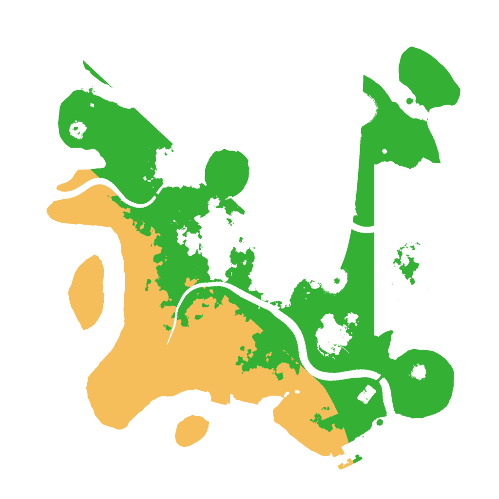 Biome Rust Map: Procedural Map, Size: 3000, Seed: 2267547