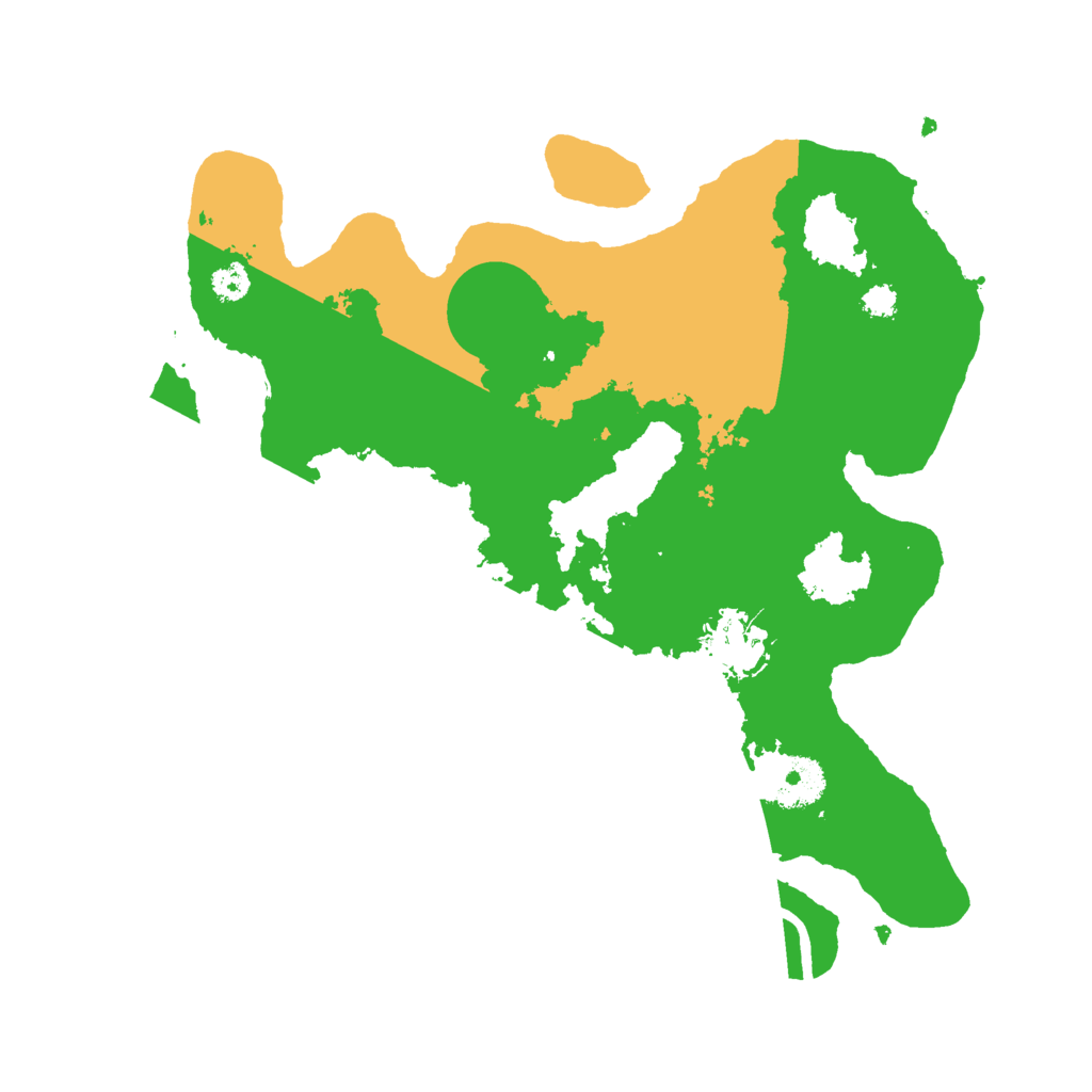 Biome Rust Map: Procedural Map, Size: 3000, Seed: 1294241899