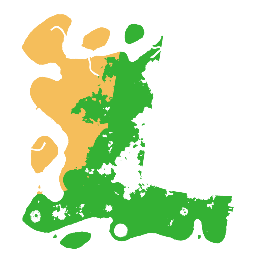 Biome Rust Map: Procedural Map, Size: 3500, Seed: 2002332351