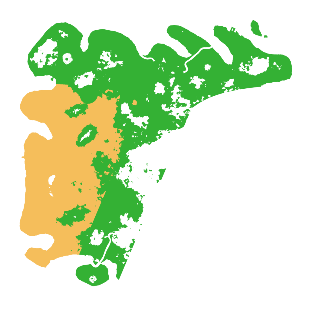 Biome Rust Map: Procedural Map, Size: 4500, Seed: 1875694199