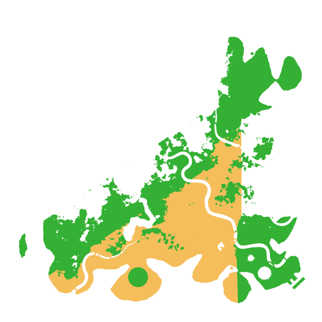 Biome Rust Map: Procedural Map, Size: 4300, Seed: 566475744