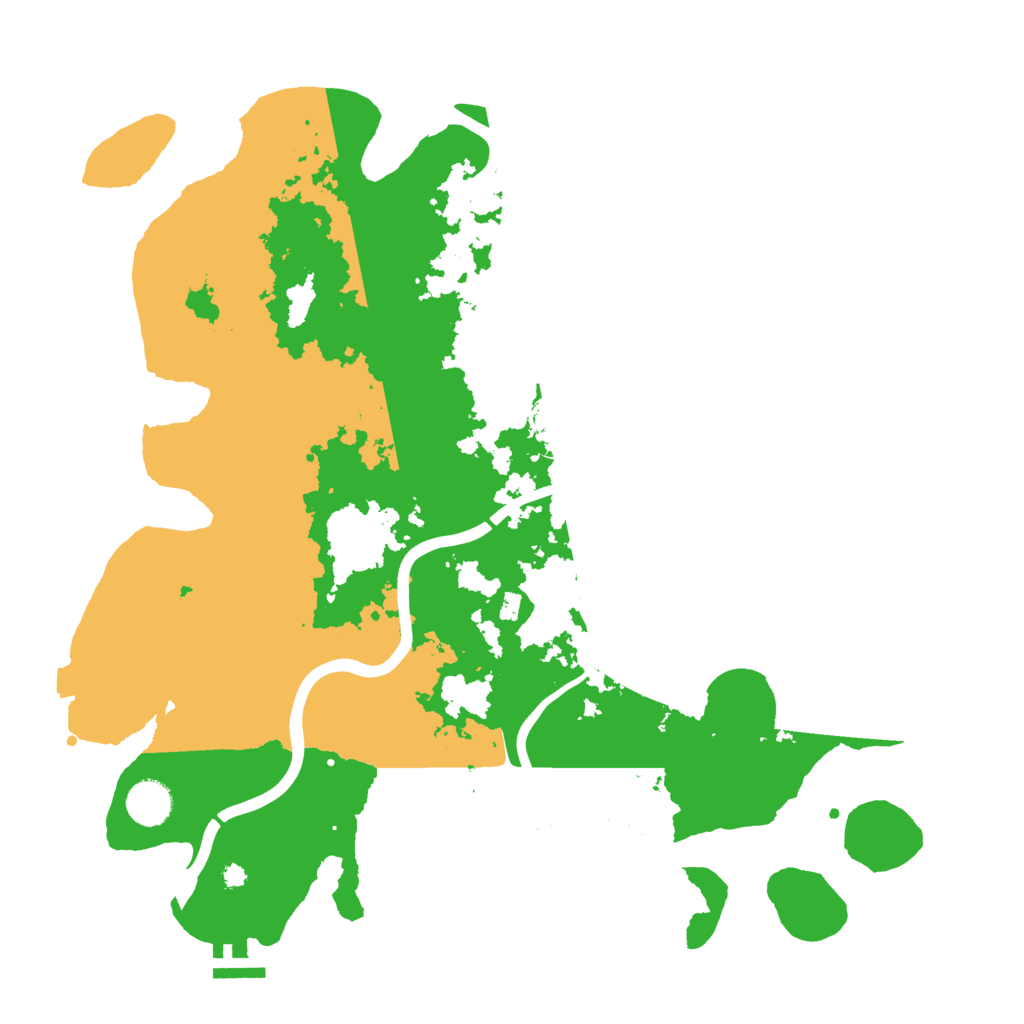Biome Rust Map: Procedural Map, Size: 3950, Seed: 68583480