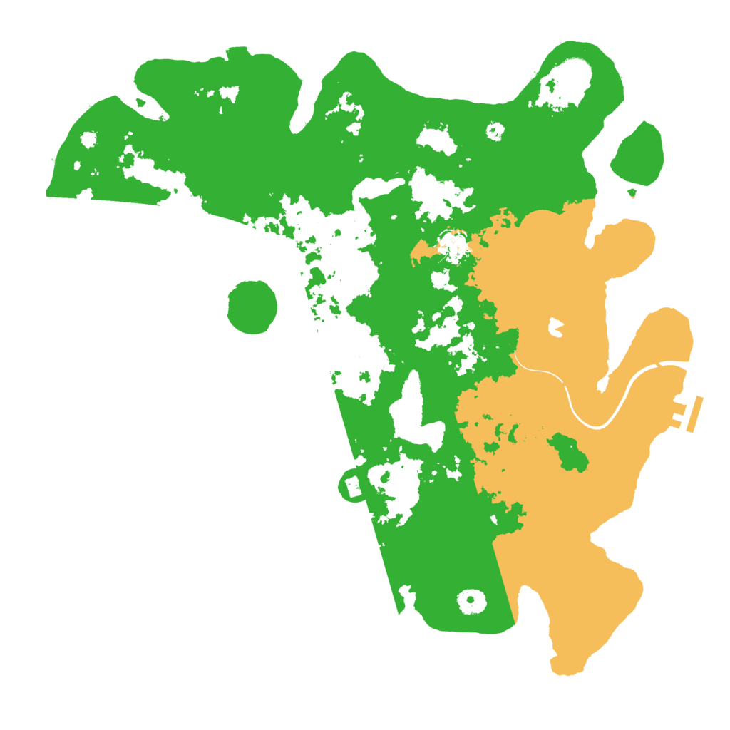 Biome Rust Map: Procedural Map, Size: 4000, Seed: 910841502
