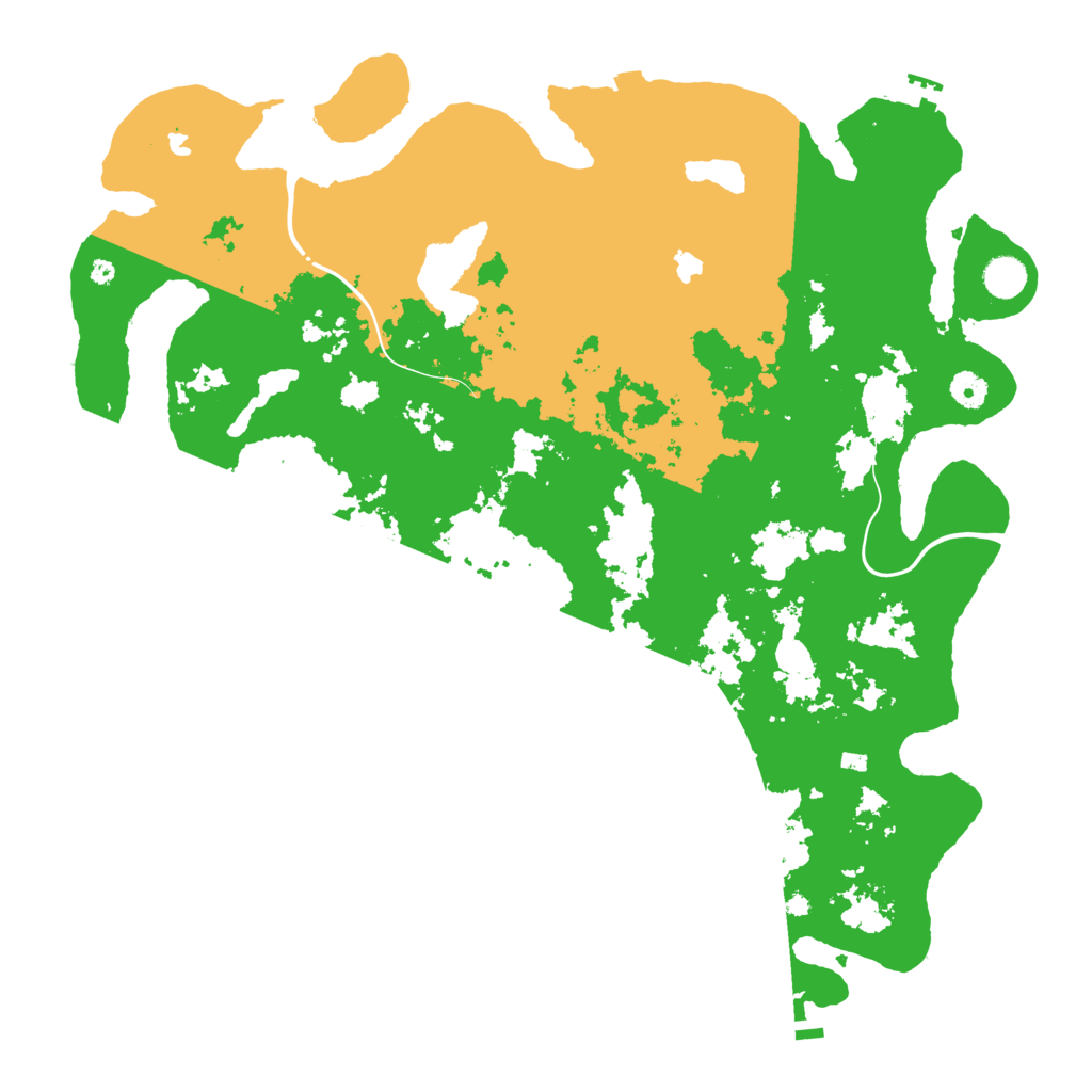 Biome Rust Map: Procedural Map, Size: 4500, Seed: 1364055678