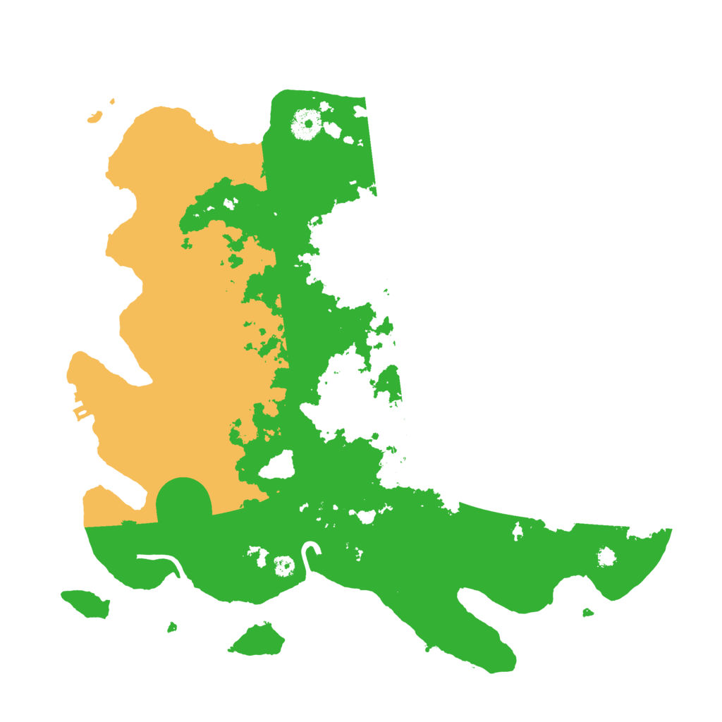 Biome Rust Map: Procedural Map, Size: 3500, Seed: 5225724
