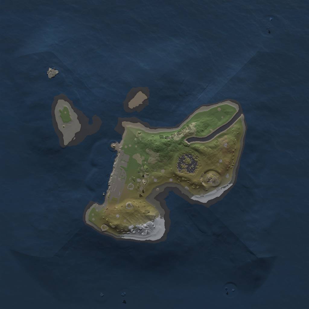 Rust Map: Procedural Map, Size: 1500, Seed: 995, 5 Monuments